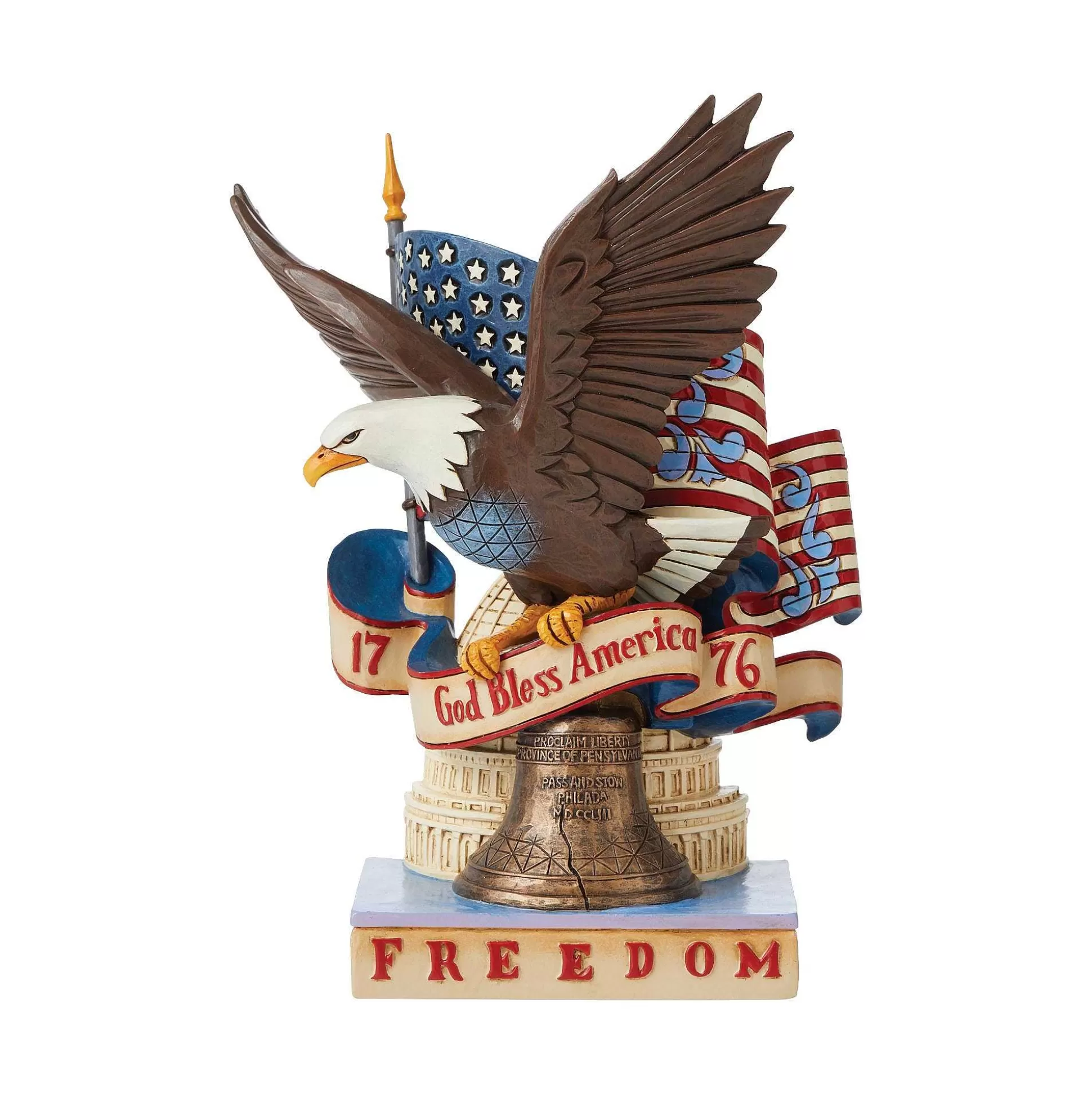 Best Sale Enesco Gift Patriotic Freedom Eagle