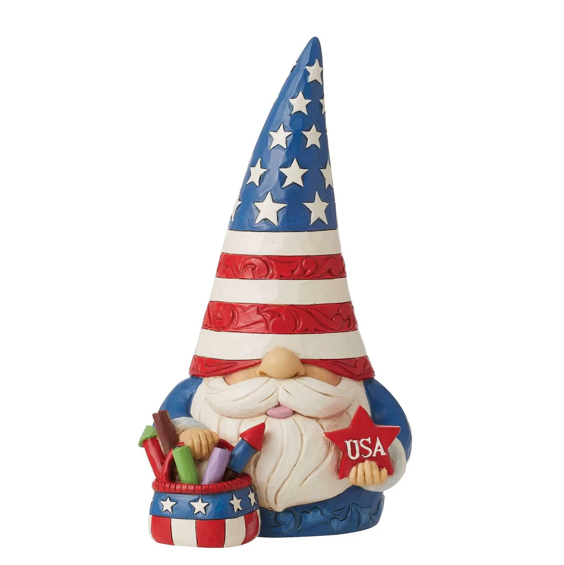 Discount Enesco Gift Patriotic Gnome Fireworks Fig