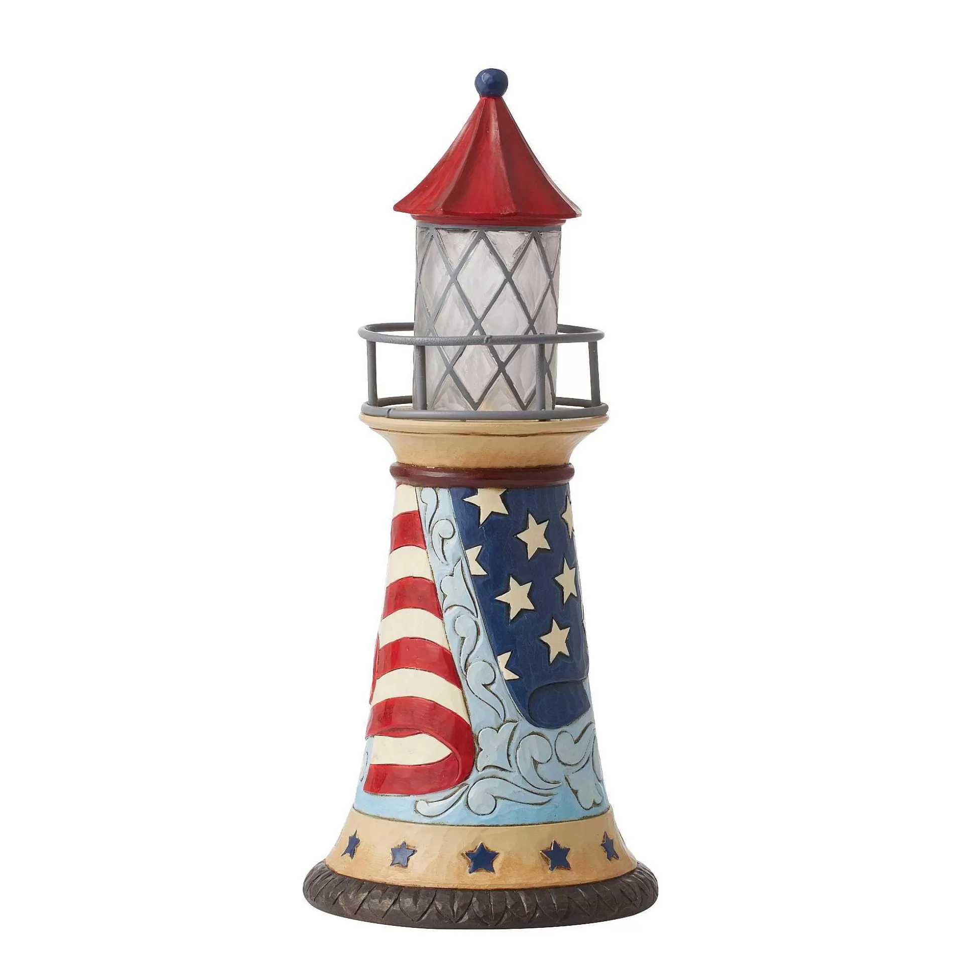 Fashion Enesco Gift Patriotic Led Lighthouse