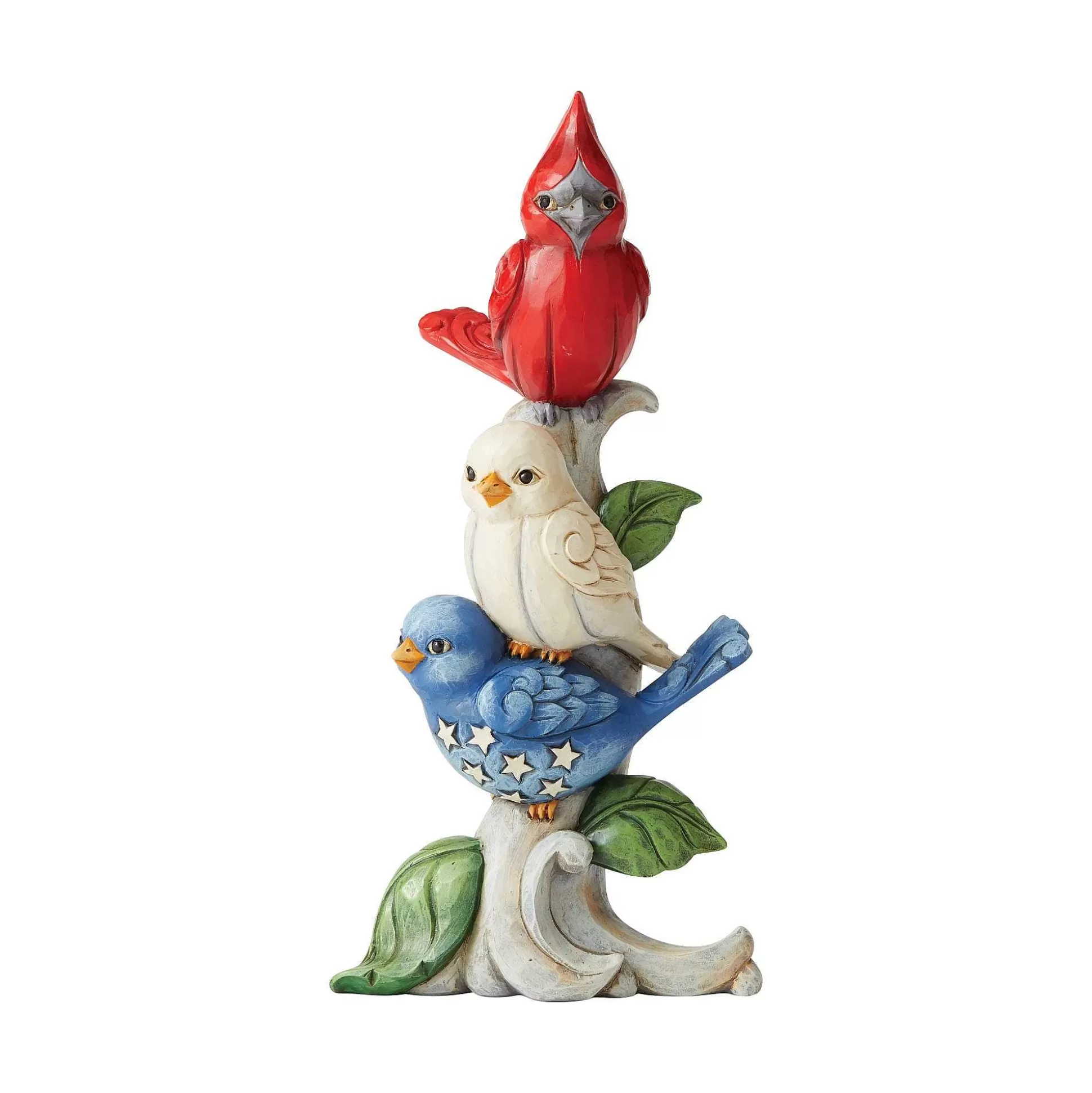 Store Enesco Gift Patriotic Stacked Birds