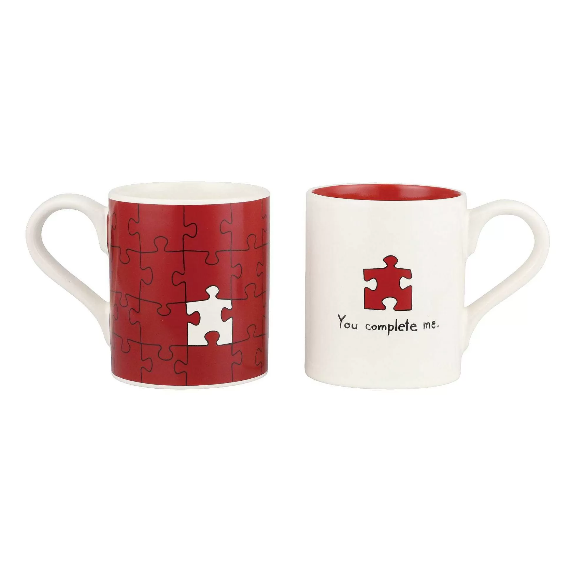 Fashion Enesco Gift Puzzle Complete Me Mug Set