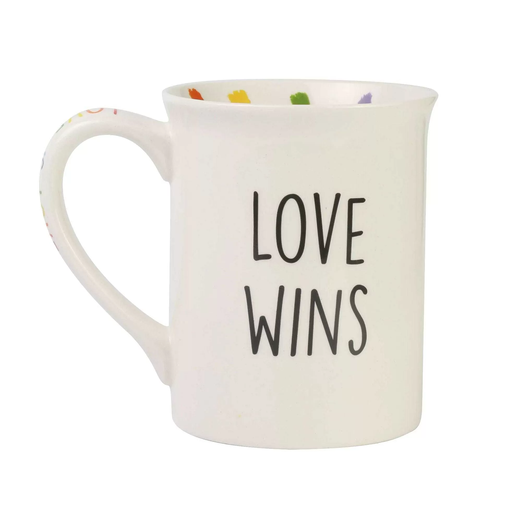 Flash Sale Enesco Gift Rainbow Glitter Heart Mug