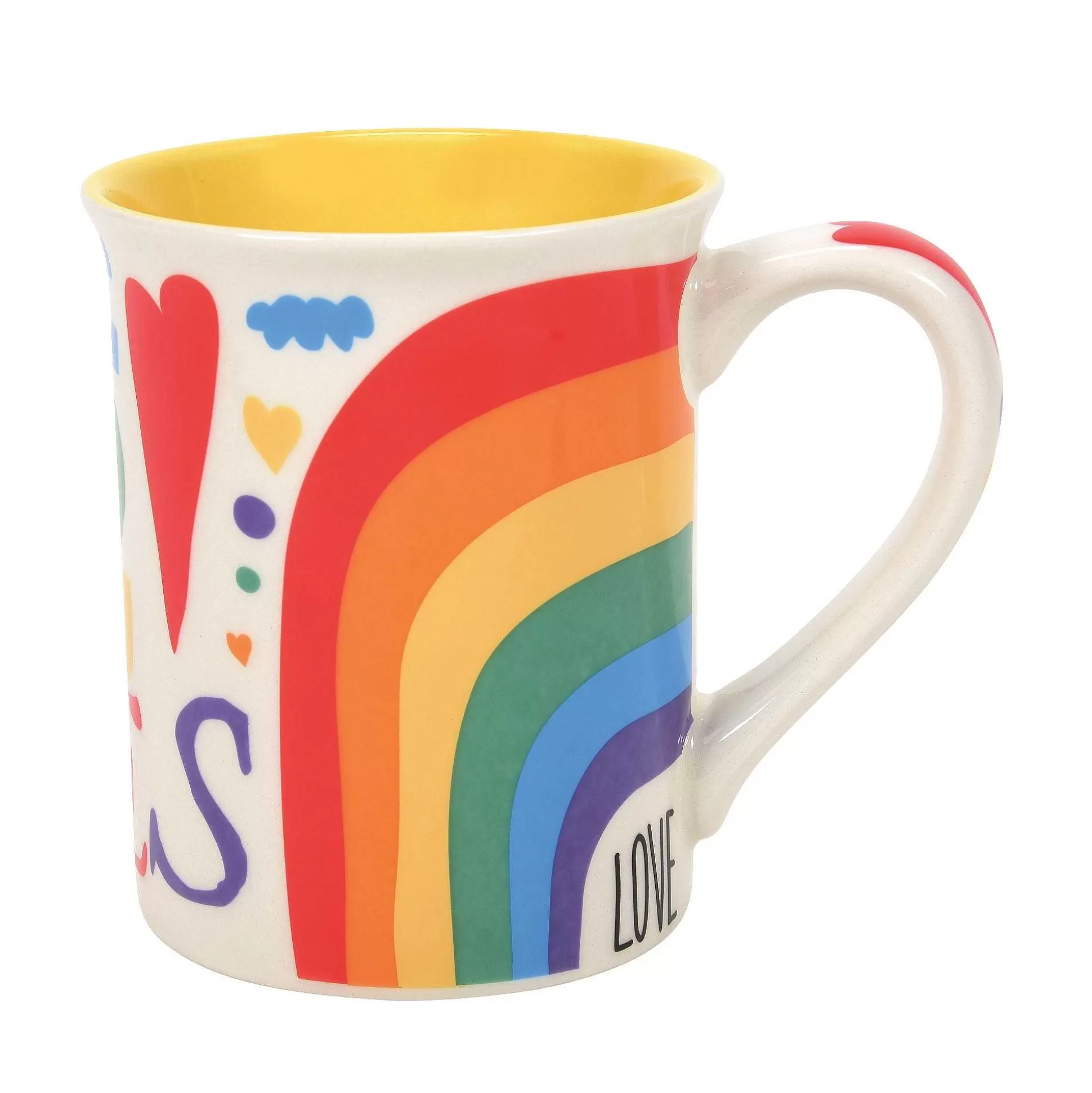 Cheap Enesco Gift Rainbow Love Positve Vibes Mug