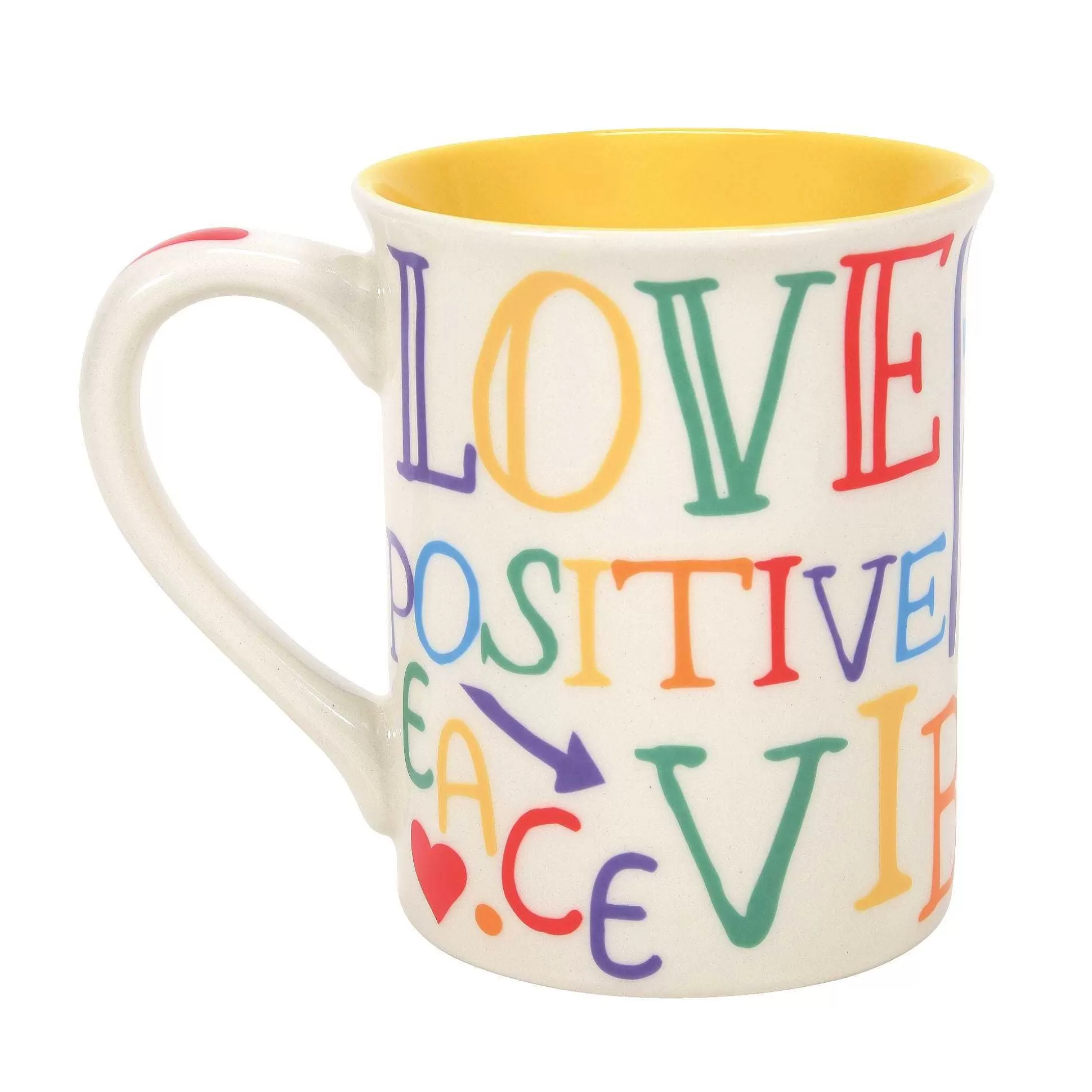 Cheap Enesco Gift Rainbow Love Positve Vibes Mug