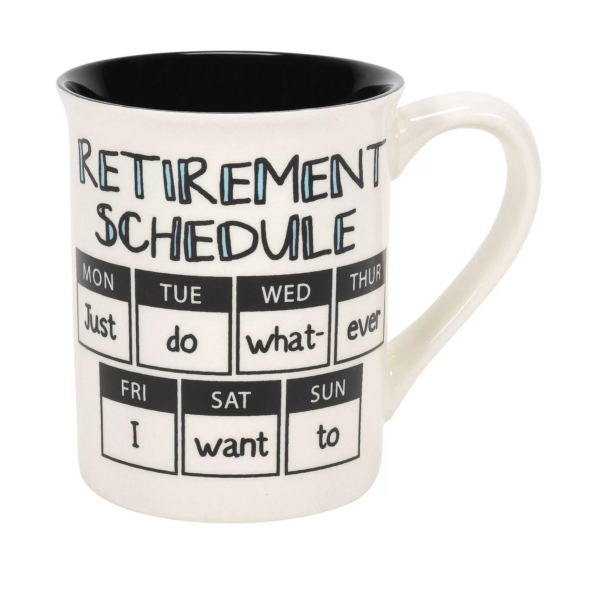 New Enesco Gift Retirement Calendar Mug