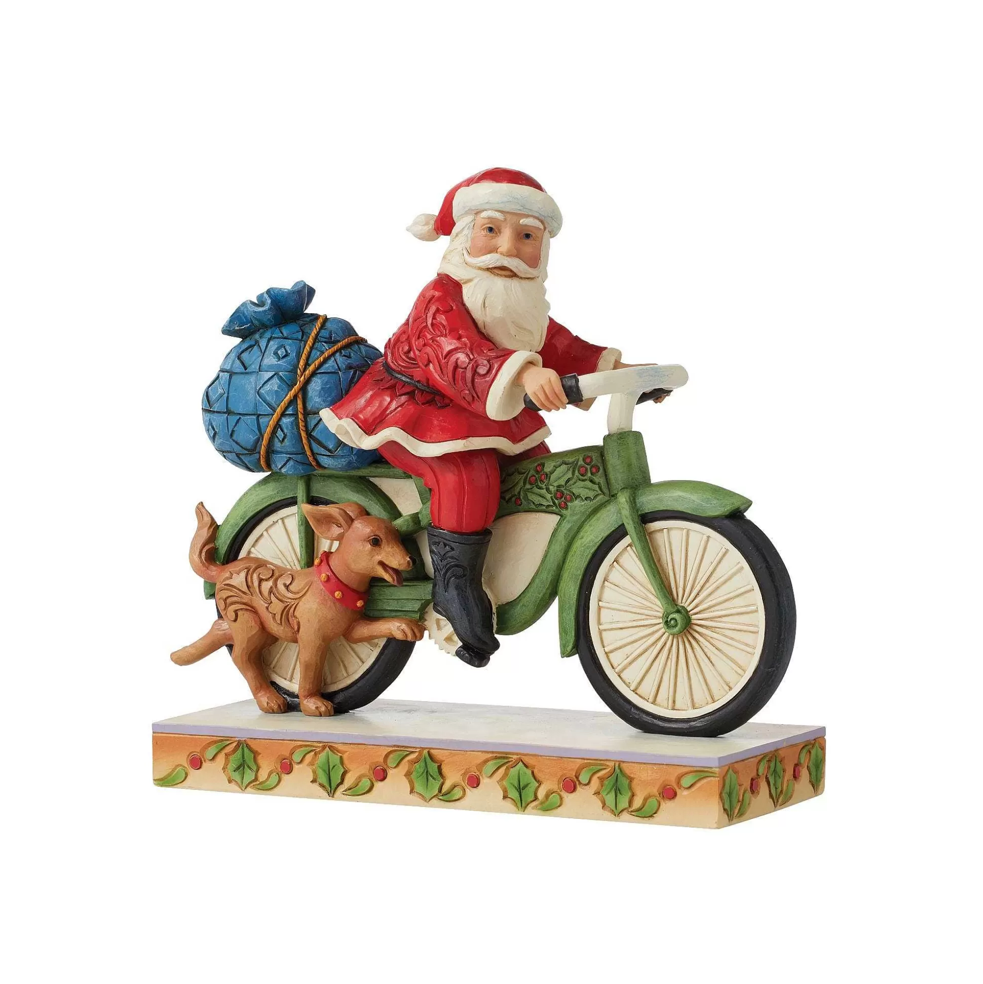 Outlet Enesco Gift Santa Riding Bicycle