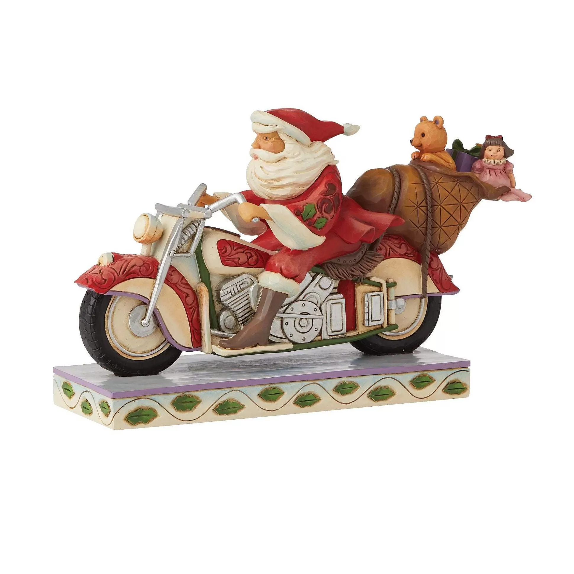 Flash Sale Enesco Gift Santa Riding Motorcycle