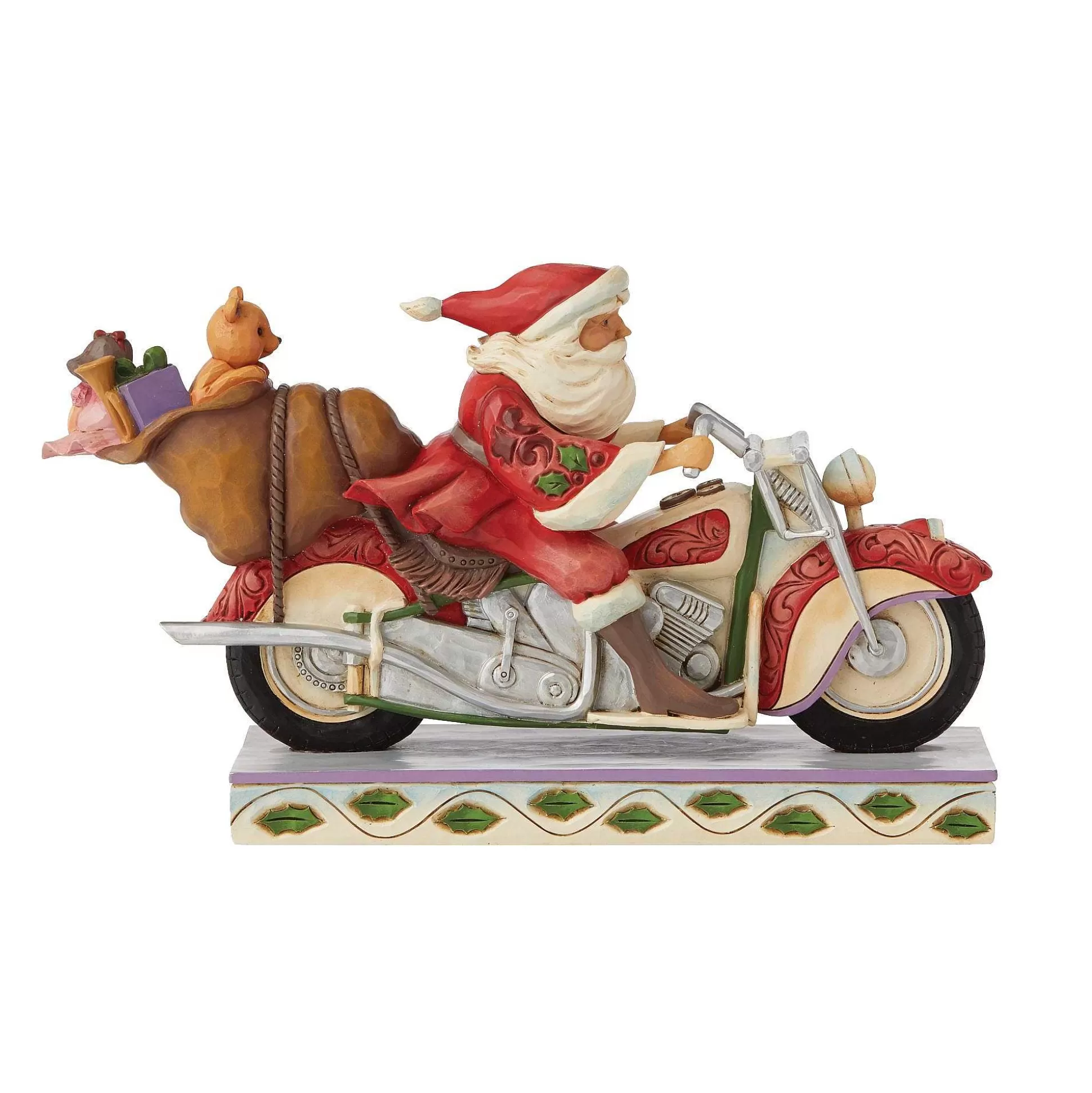 Flash Sale Enesco Gift Santa Riding Motorcycle