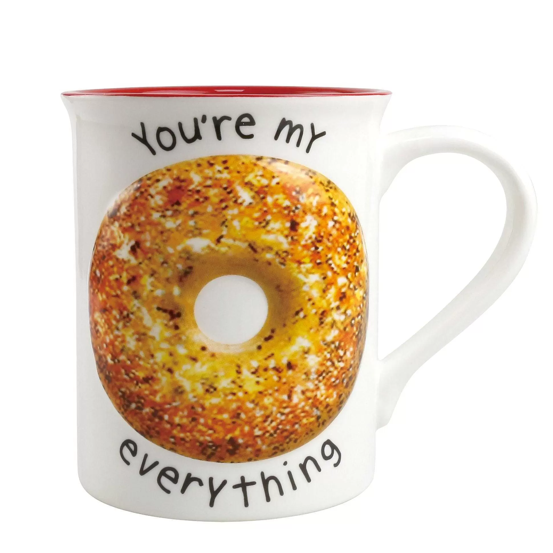 Cheap Enesco Gift Sculpted Bagel Everything Mug