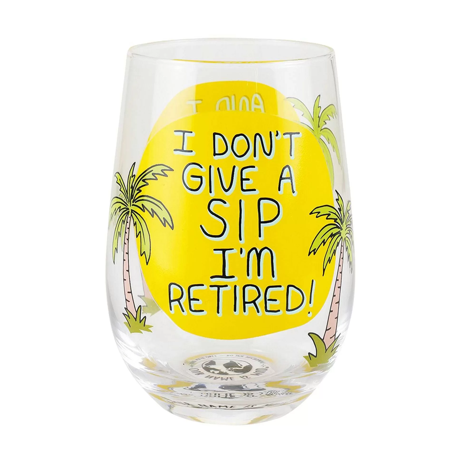 Best Sale Enesco Gift Sip Retired Stemless Glass