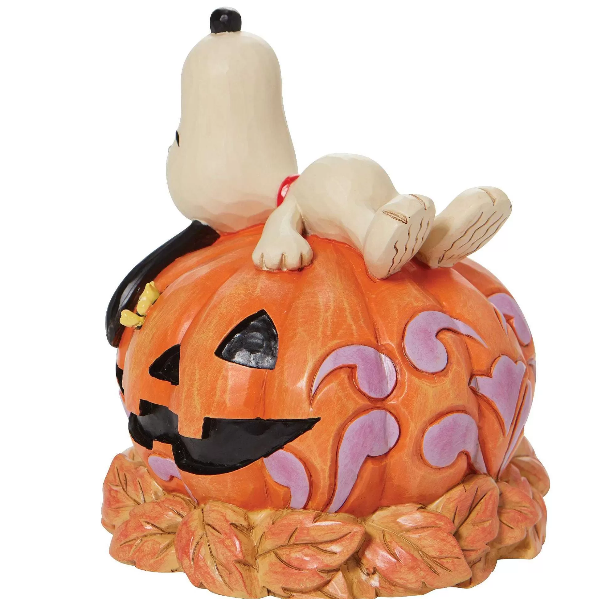 Outlet Enesco Gift Snoopy Laying Ontop Of Carved