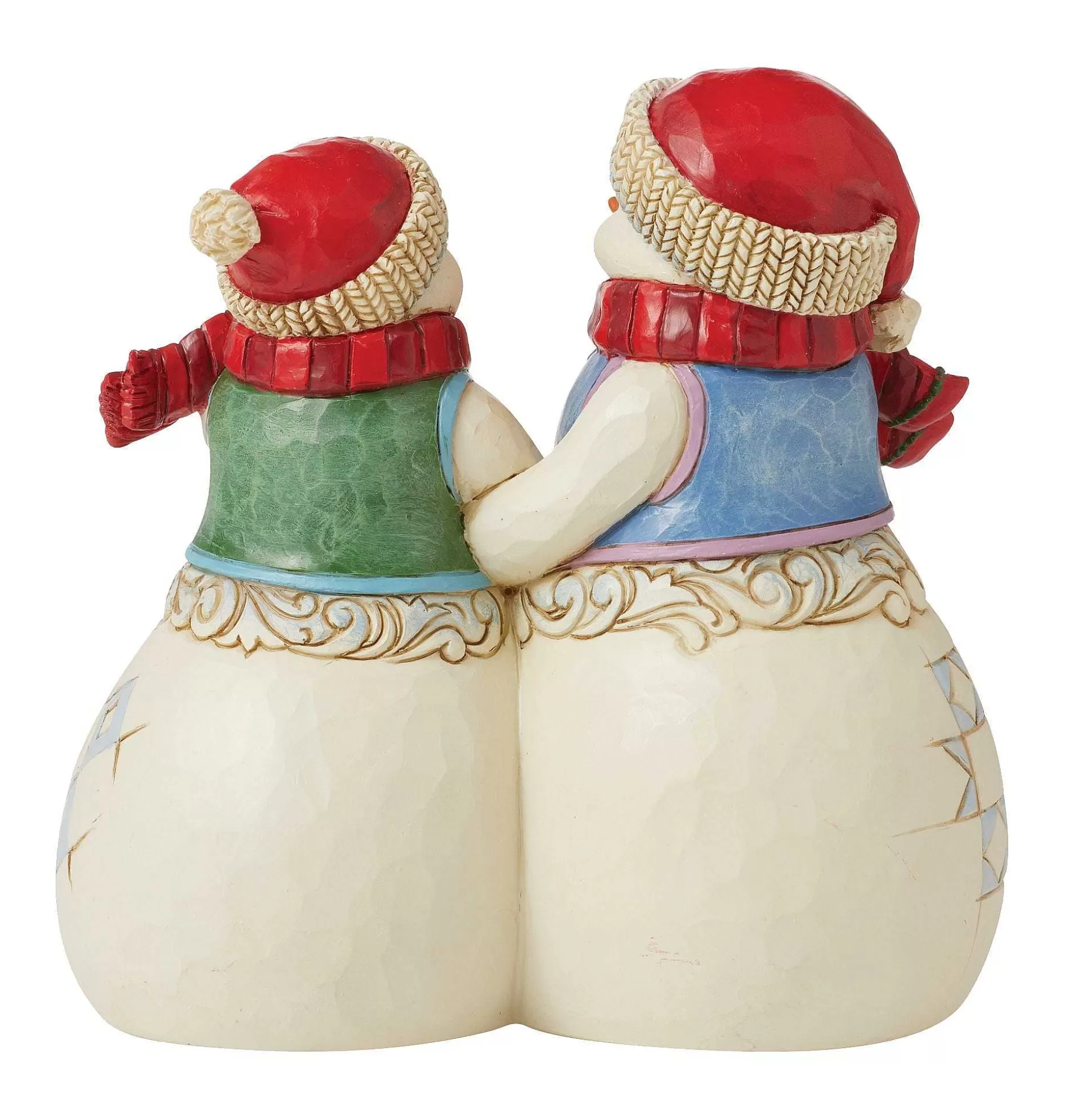 Discount Enesco Gift Snow Couple With Puppy Fig