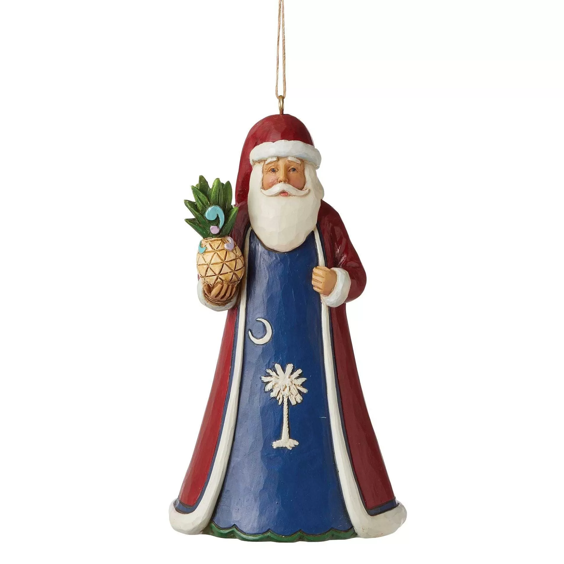 Best Sale Enesco Gift South Carolina Santa Ornament