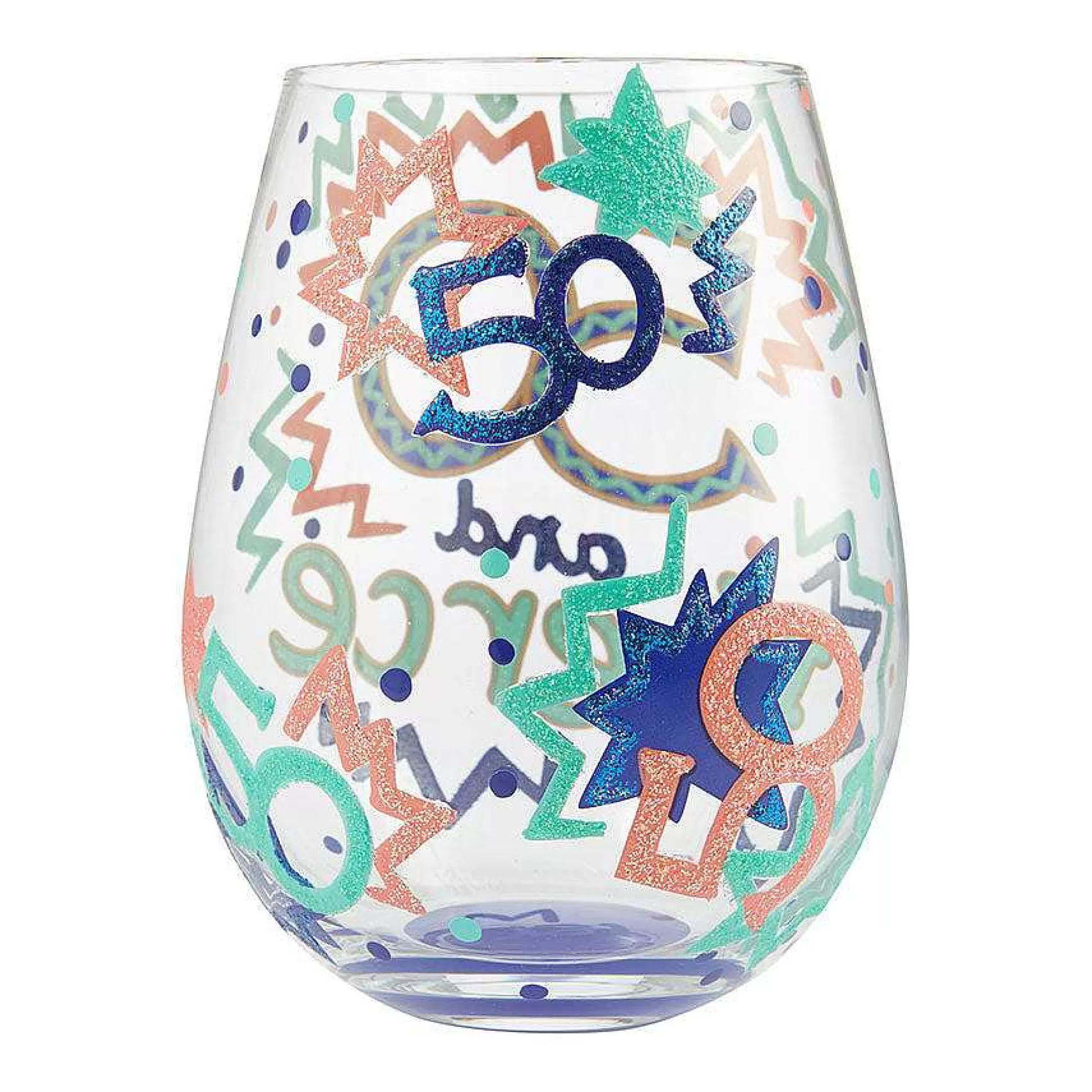 Best Sale Enesco Gift Stemless 50 And Fierce