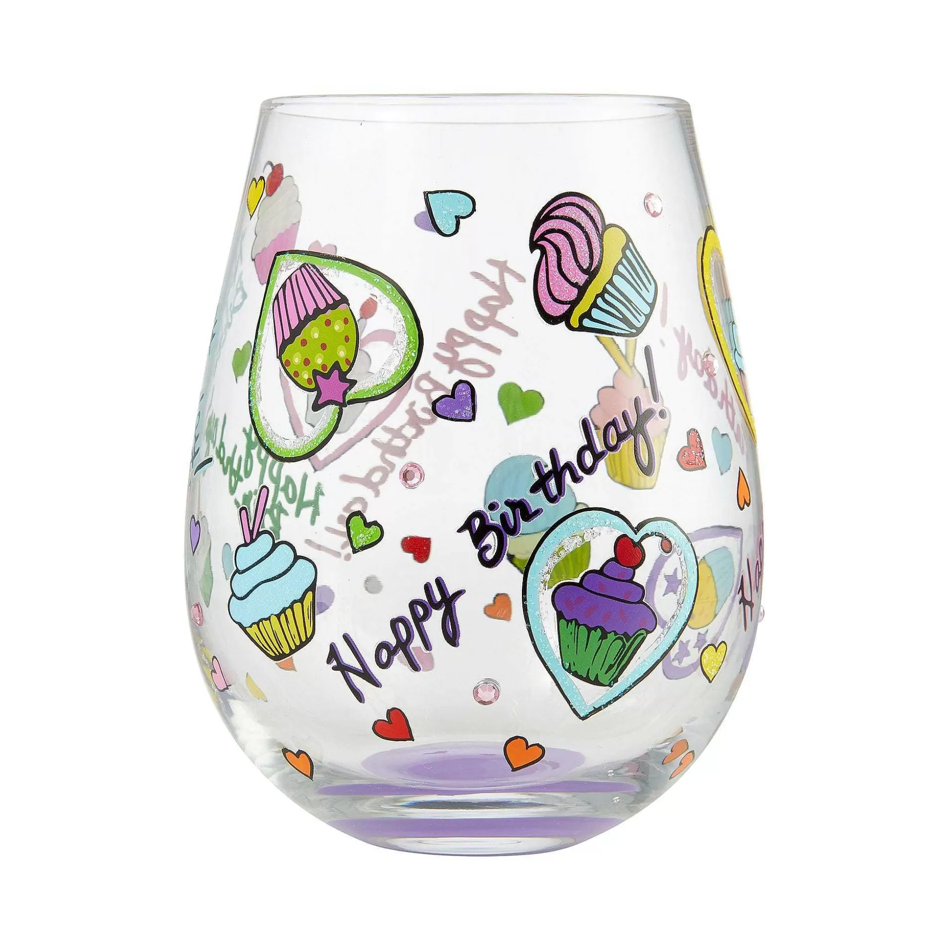 Flash Sale Enesco Gift Stemless Birthday Cupcakes