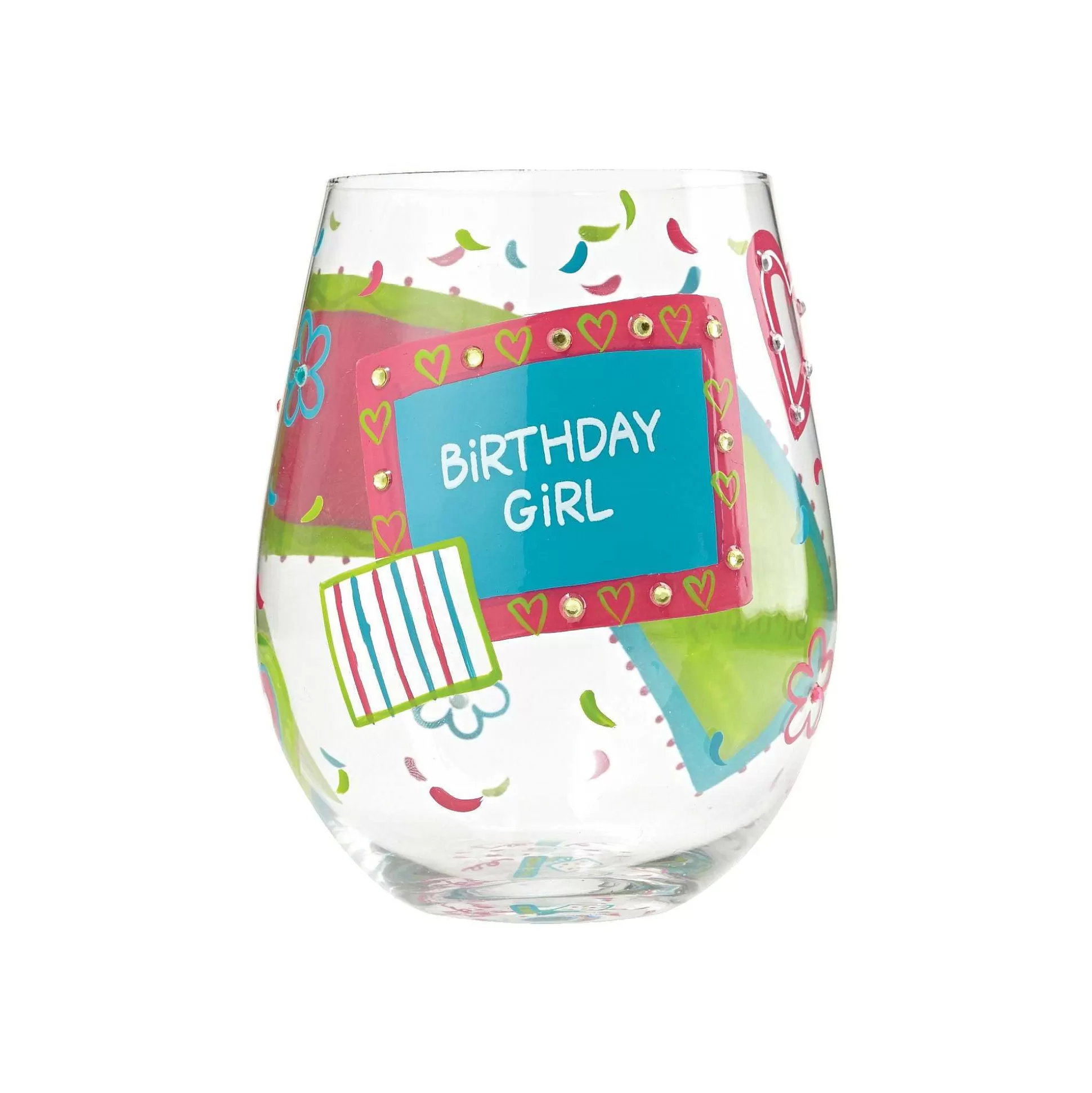 Fashion Enesco Gift Stemless Glass Birthday Girl