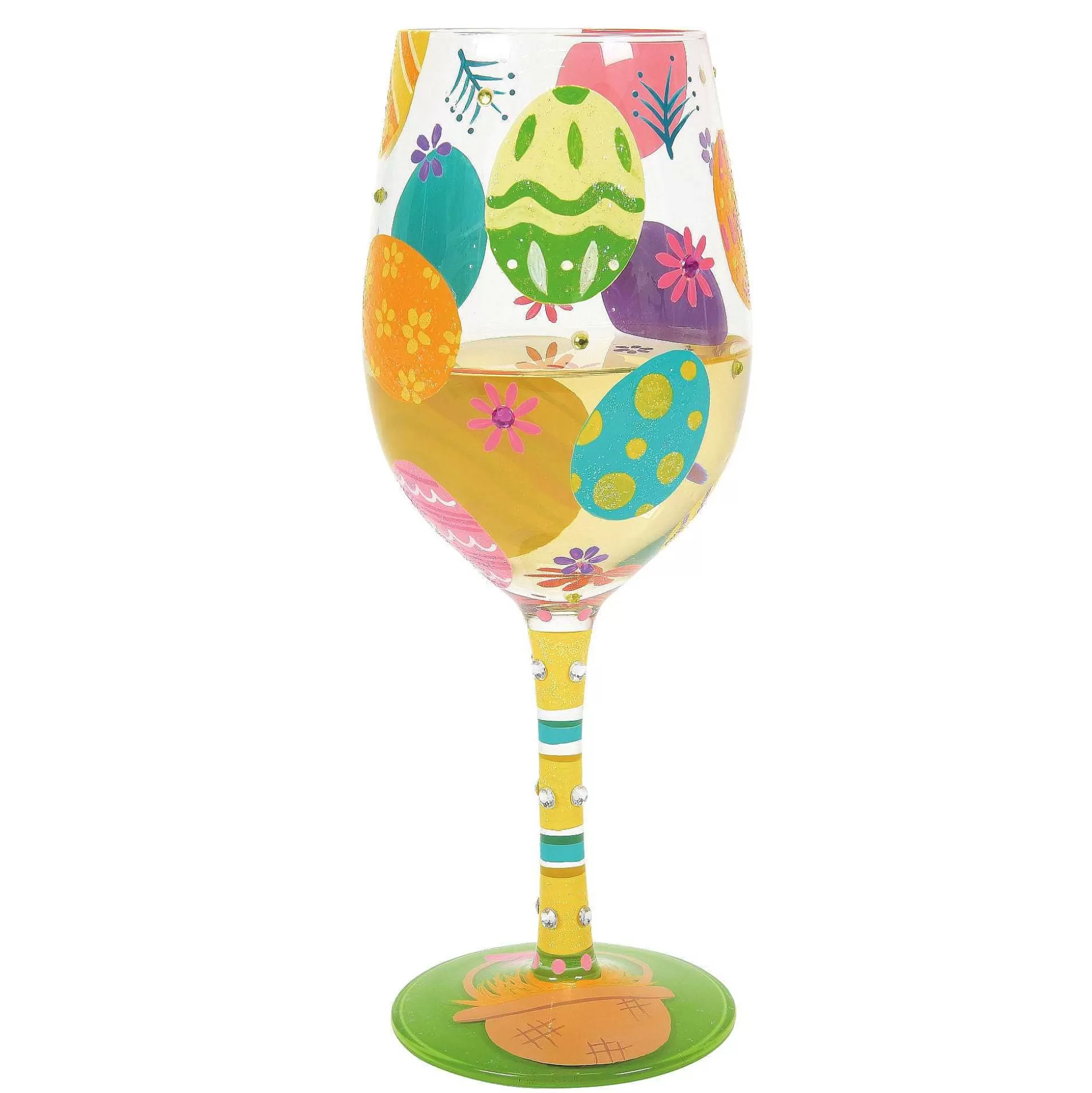 Cheap Enesco Gift The Bunny's Booty Wine Glass