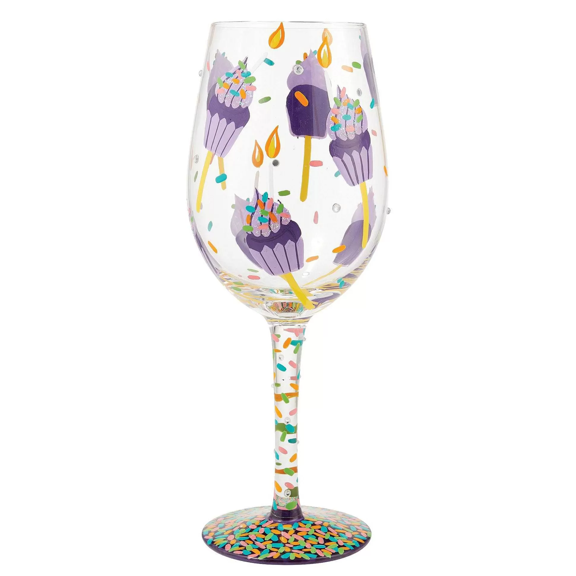 Online Enesco Gift Tiny Birthday Bites Wine Glass