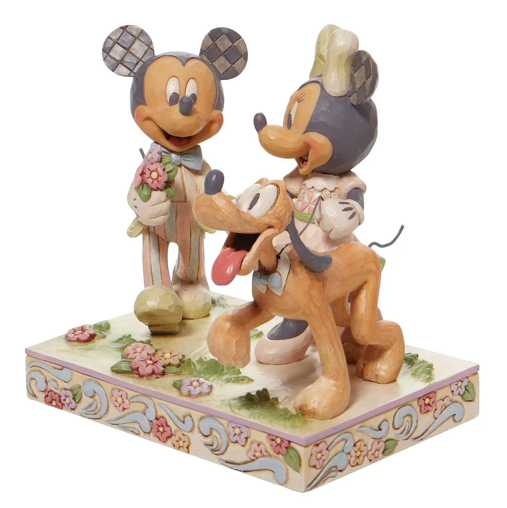 Sale Enesco Gift White Woodland Mickey&Minnie