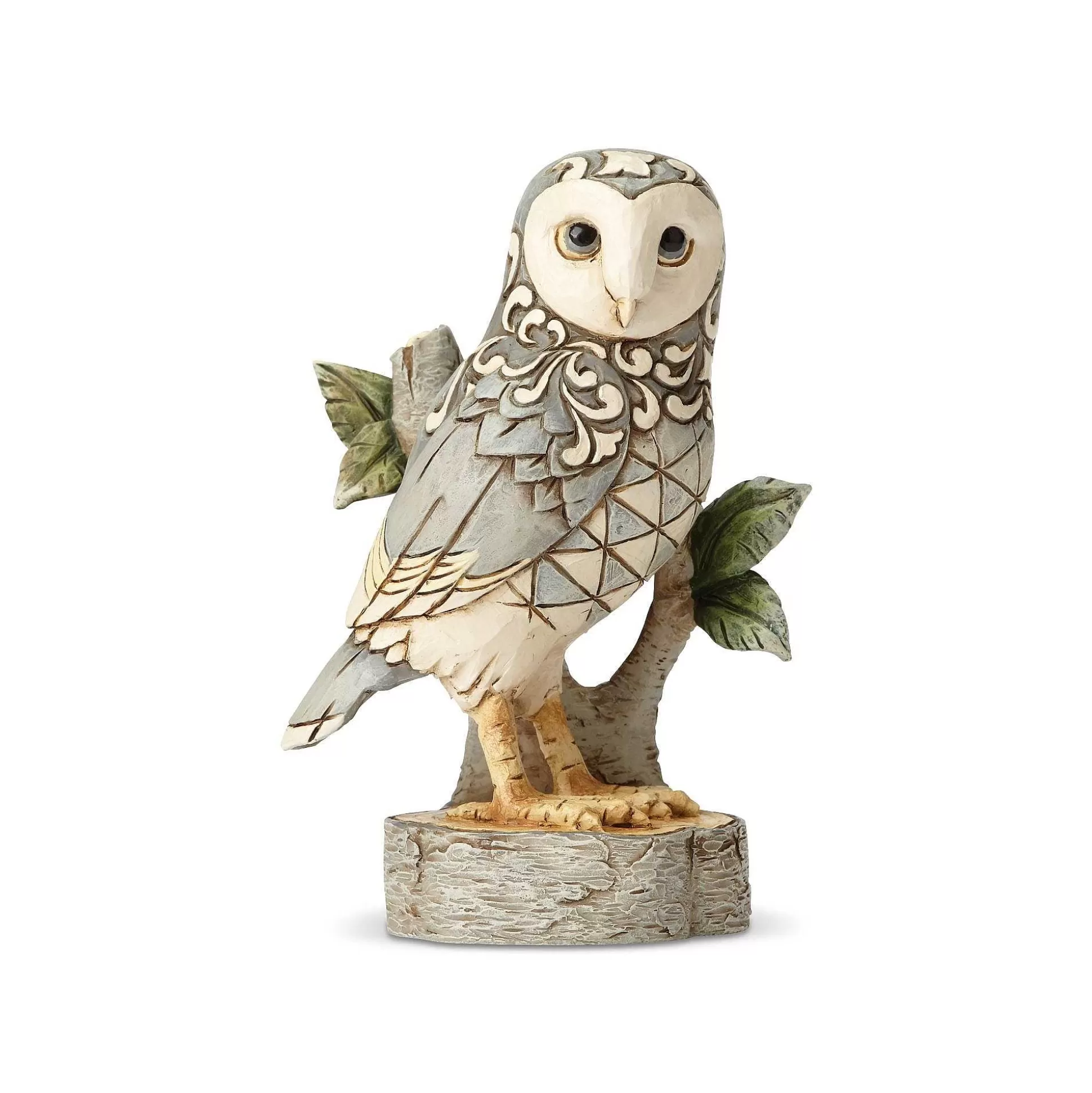 Store Enesco Gift White Woodland Owl On Branch