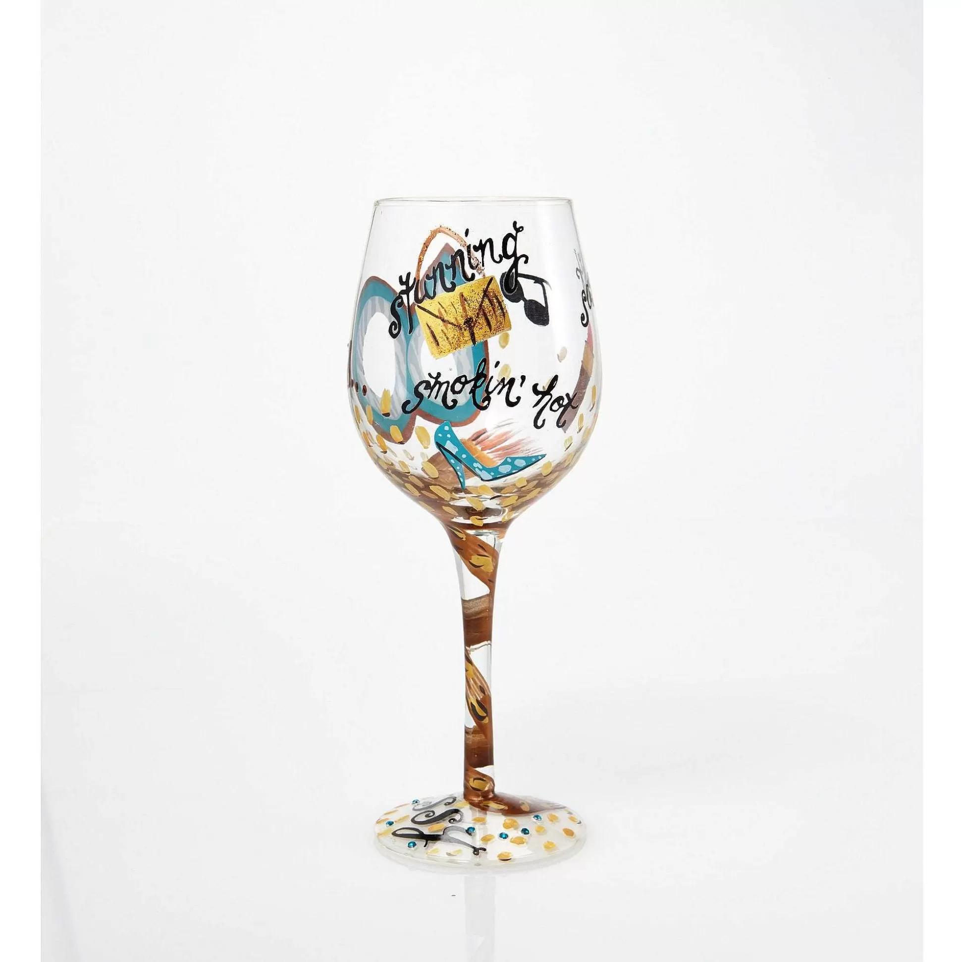 Outlet Enesco Gift Wine Glass 60 And Sassy