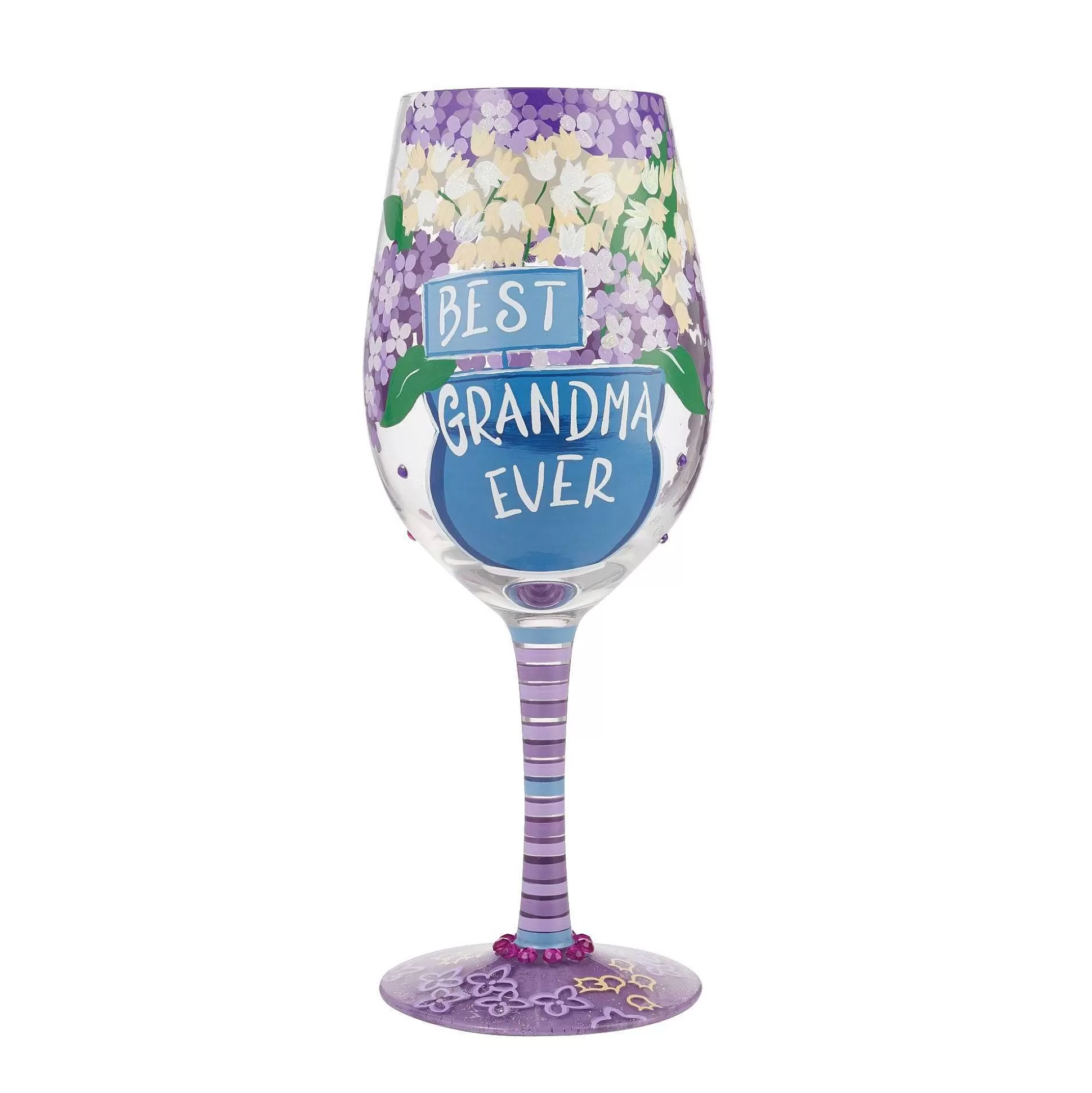 Fashion Enesco Gift Wine Glass Best Grandma Ever