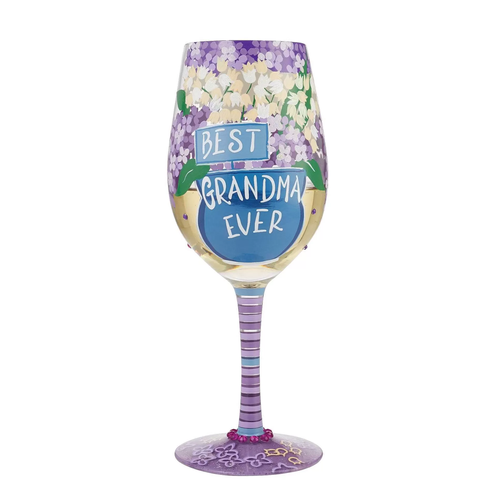 Fashion Enesco Gift Wine Glass Best Grandma Ever