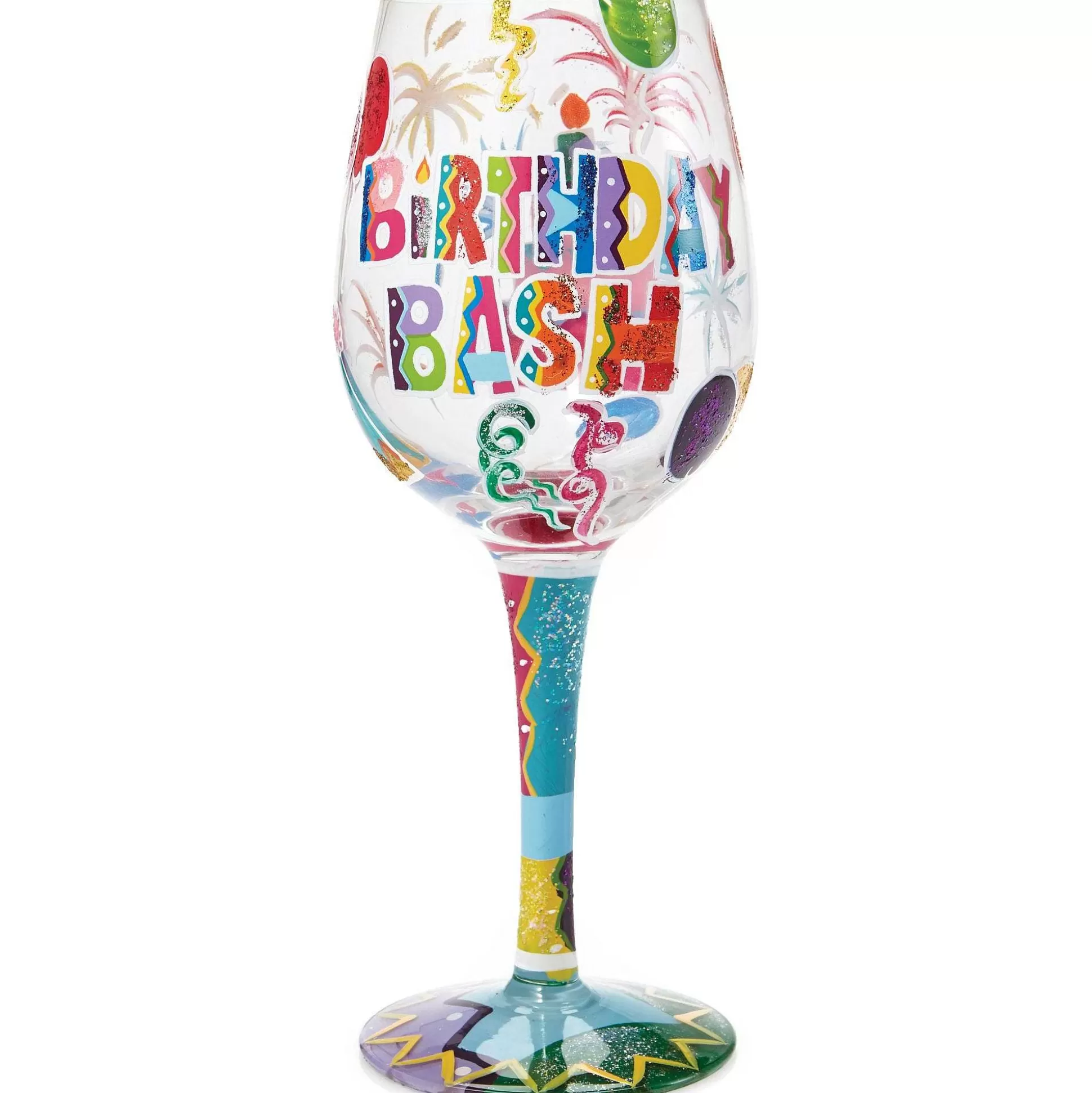 Best Sale Enesco Gift Wine Glass Birthday Bash