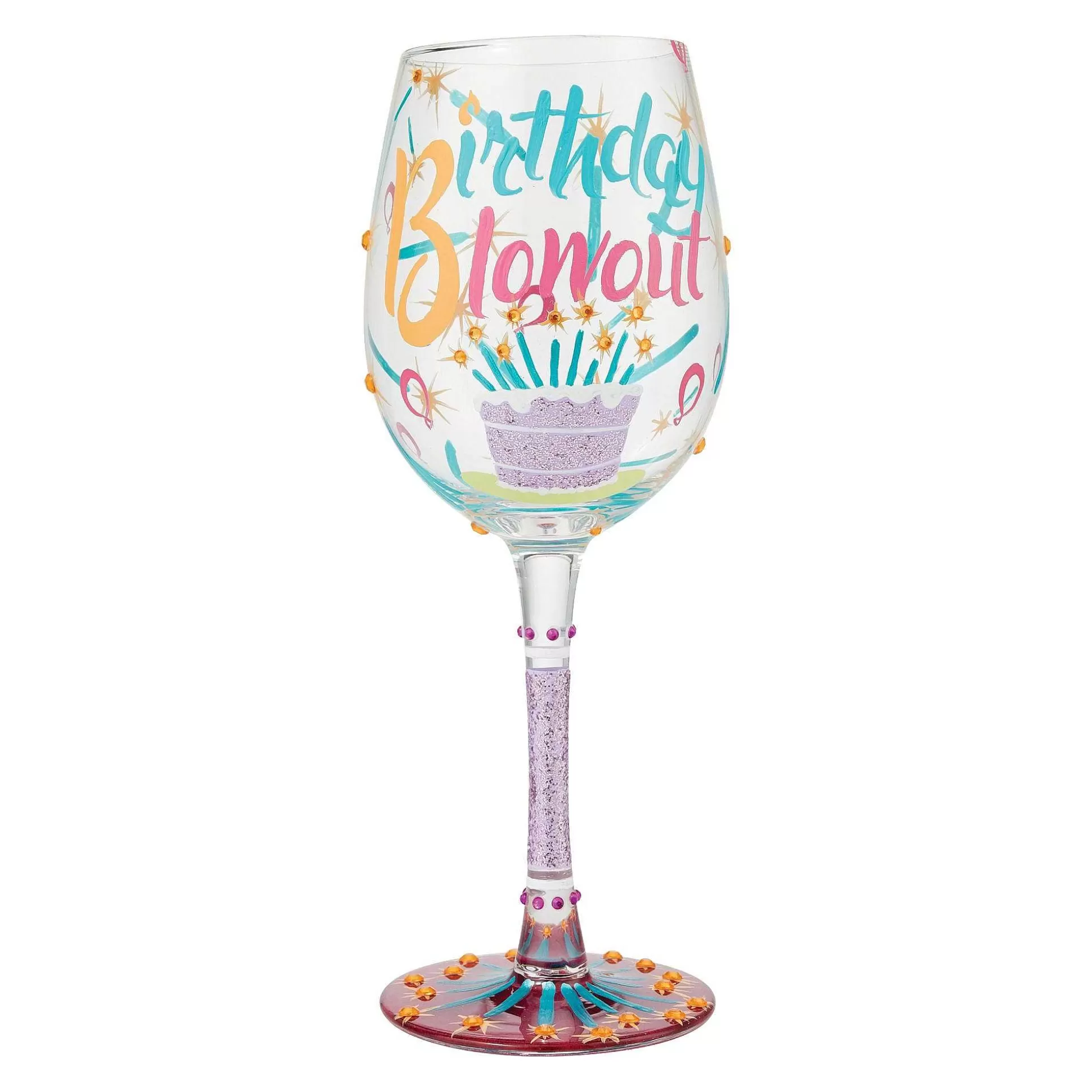 Online Enesco Gift Wine Glass Birthday Blowout