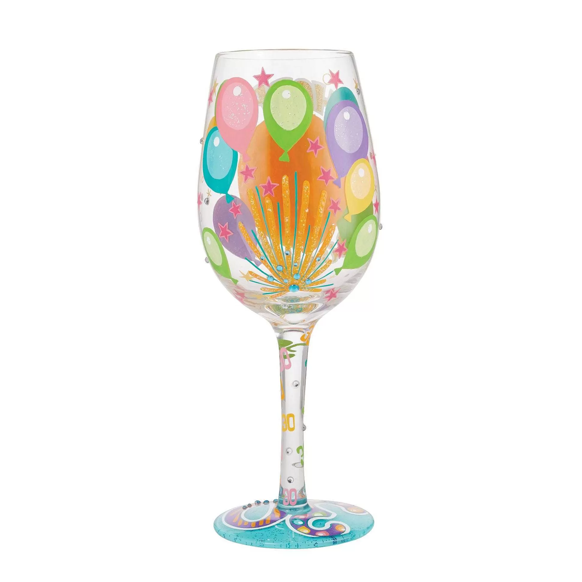 Shop Enesco Gift Wine Glass Happy 30Th Birthday