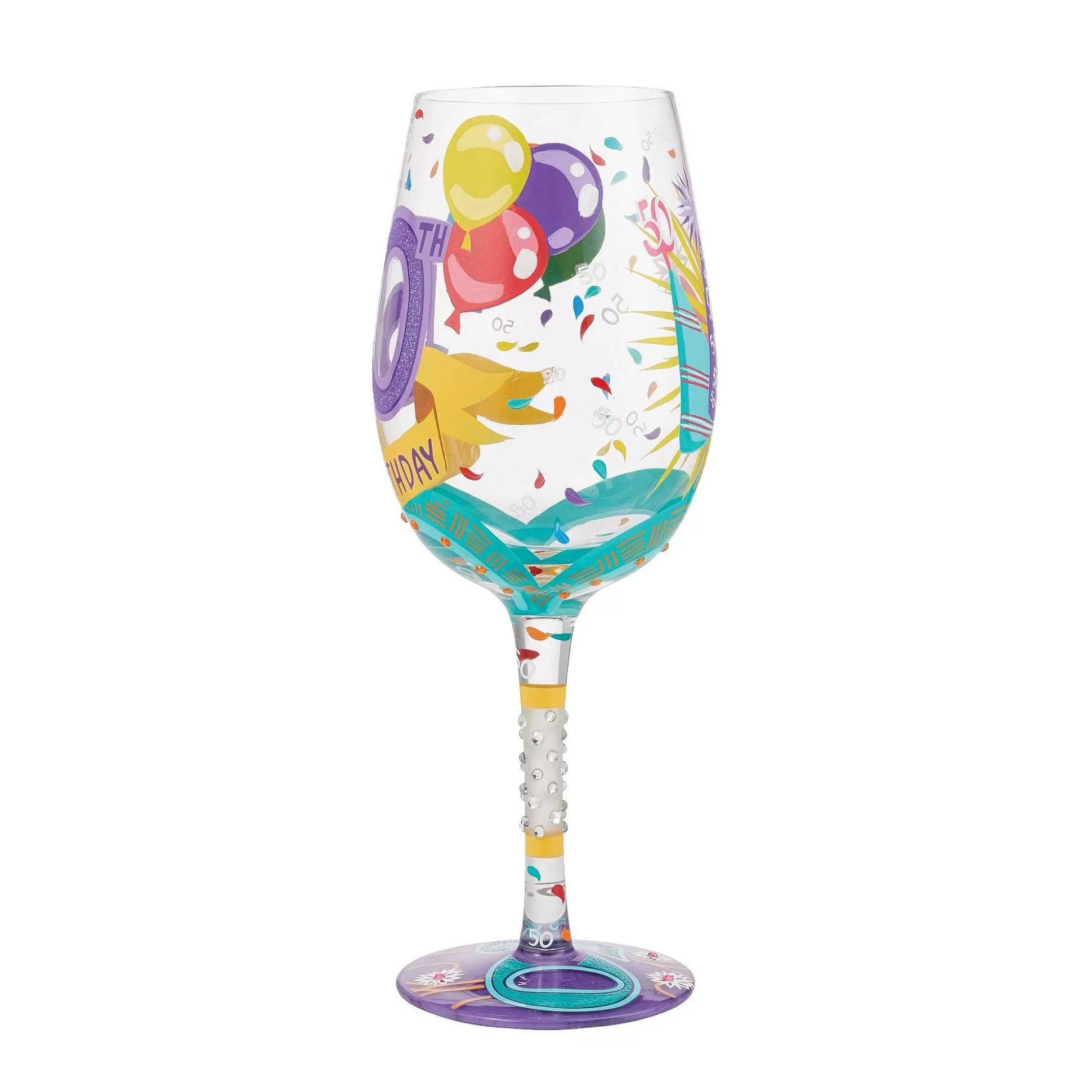 Hot Enesco Gift Wine Glass Happy 50Th Birthday