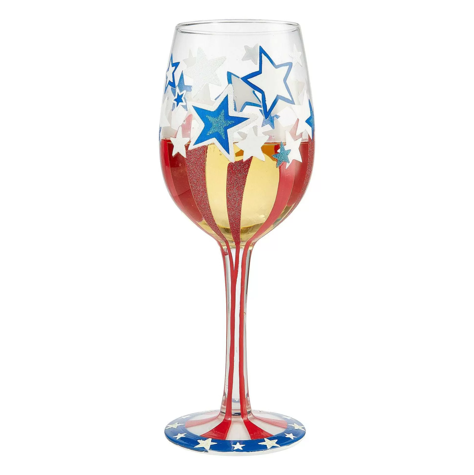 Hot Enesco Gift Wine Glass Land Of The Free