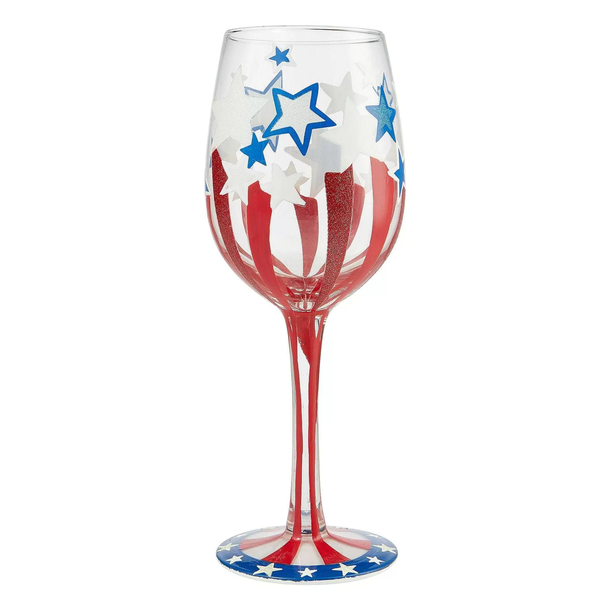 Hot Enesco Gift Wine Glass Land Of The Free