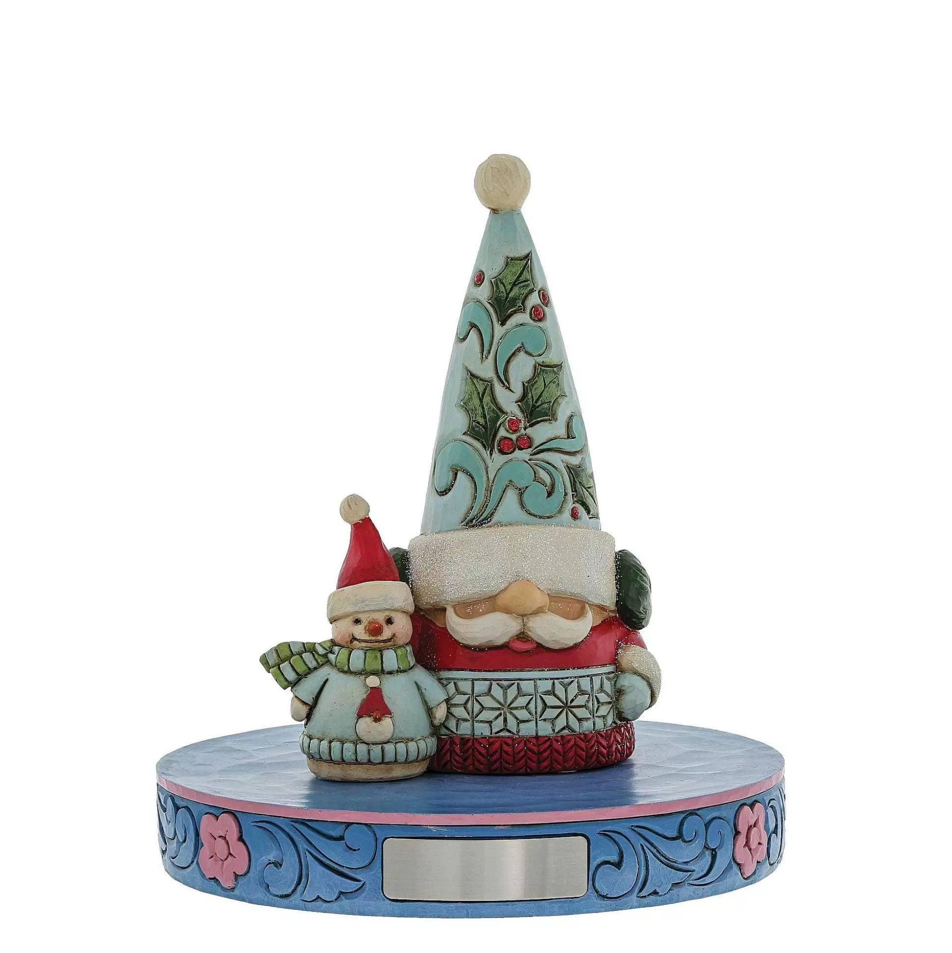 Clearance Enesco Gift Wonderland Gnome And Snowman