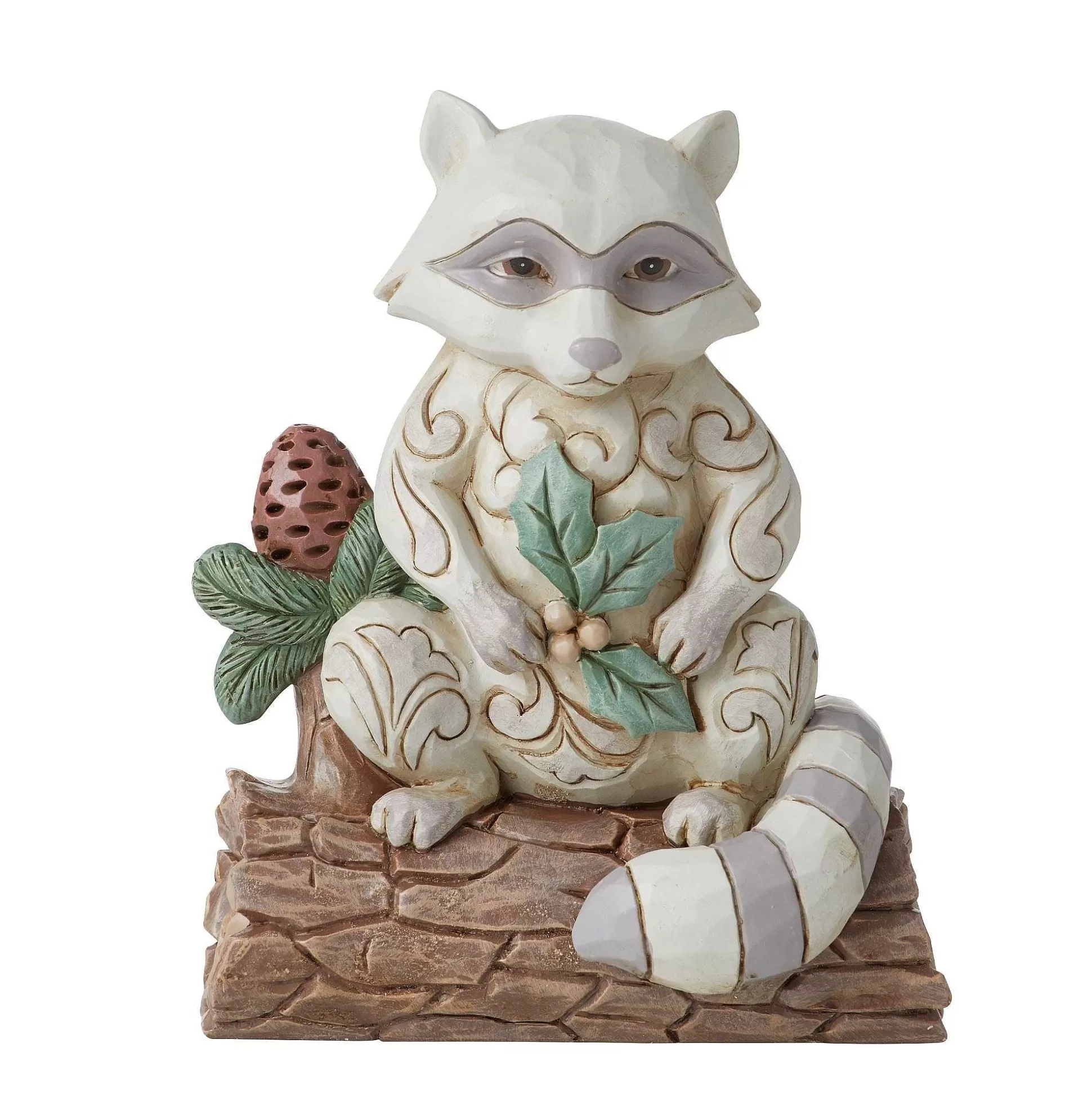 Store Enesco Gift Woodland Raccoon W/Pinecone